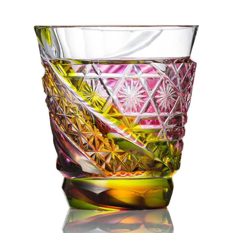 美の匠 ガラス工房 弟子丸】薩摩切子グラス GINGA | 藤巻百貨店