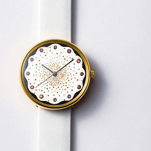 うるしアートはりや】蒔絵腕時計 Punto01 | 藤巻百貨店