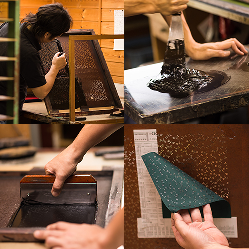 JIZAING×INDENのグリーン革×黒漆の印伝 - 藤巻百貨店 逸品セレクション