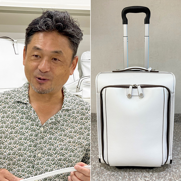 豊岡・CREEZANの防水ホワイトレザーバッグ - 藤巻百貨店 逸品セレクション