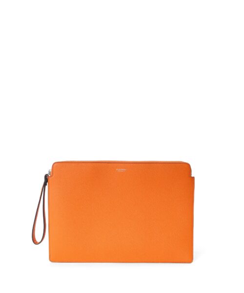 Leather clutch bag A4 / FUJITAKA official / Genuine leather