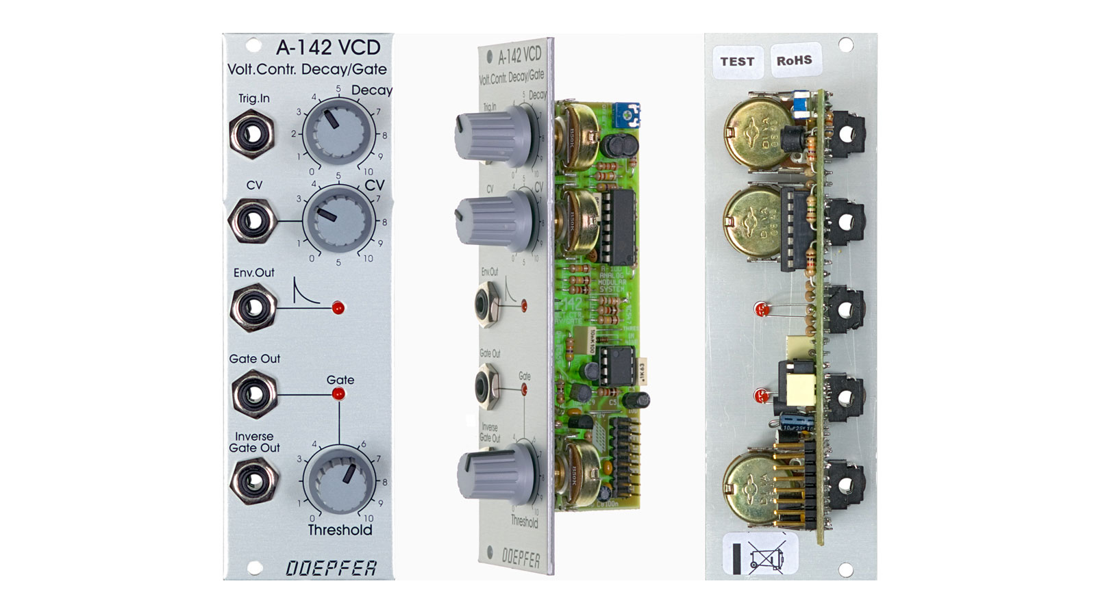 A-142-1 Voltage Controlled Decay/Gate - A-100 Eurorack Modular