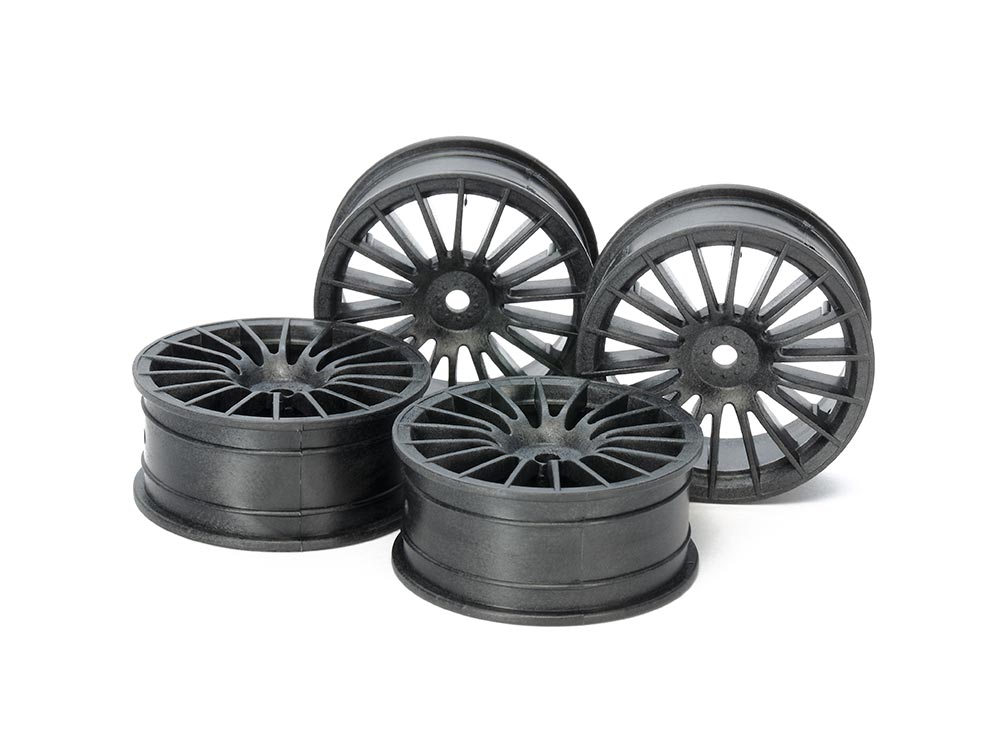 タミヤ OP.1738 18本スポークホイール4本(24mm幅・オフセット0)(強化