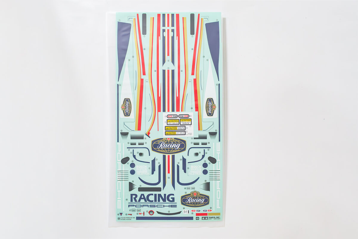 タミヤ ボディ、ウィング、ヘッドライトケース(透明) (マツダ787B