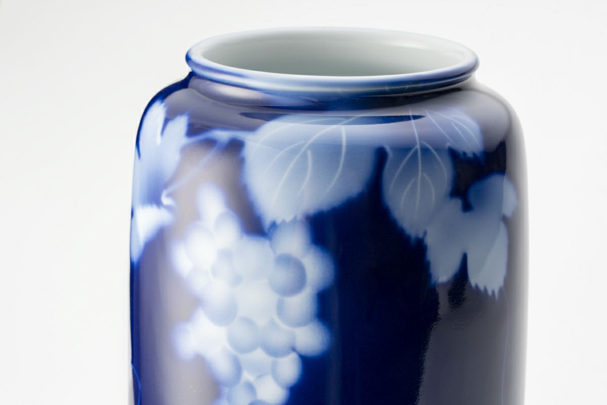 ブルーワイナリーブルー 花生 | 有田焼 深川製磁｜公式オンラインストア