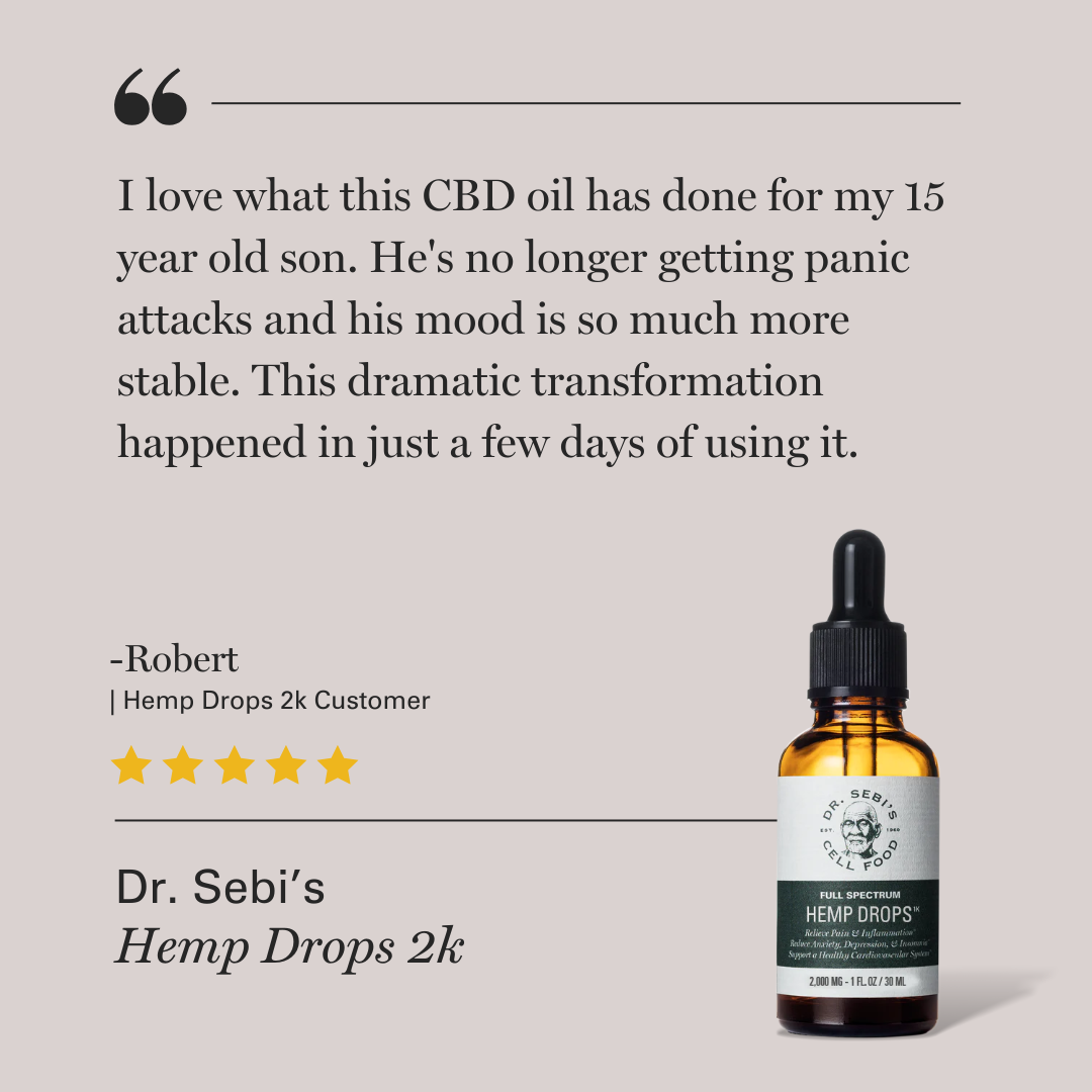 Full Spectrum - Hemp Extract Drops - 2k – Dr. Sebi's Cell Food - Hemp