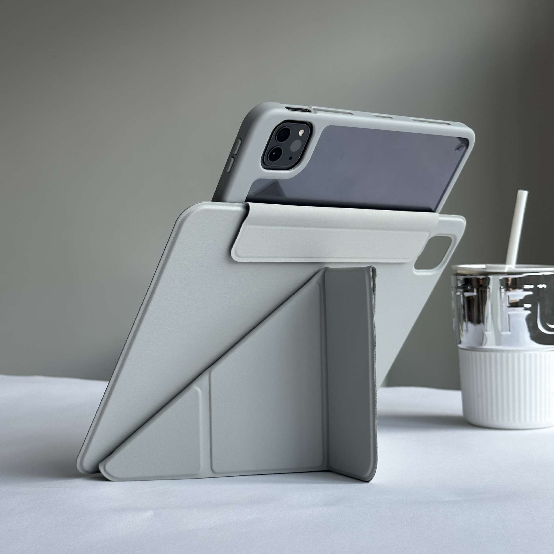 iPadケース 折りたたみ式スタンド機能付きiPadProケース ipad pro 第5