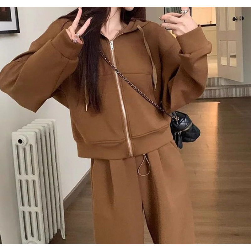 スウェット セットアップ ゆったり着心地 裏起毛スウェット上下セット