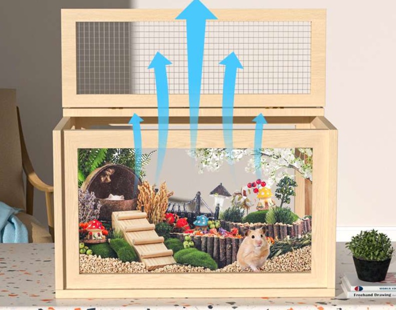 ハムスターケージ 自然派ハムスターの快適ハウス ハウス|ハムスター