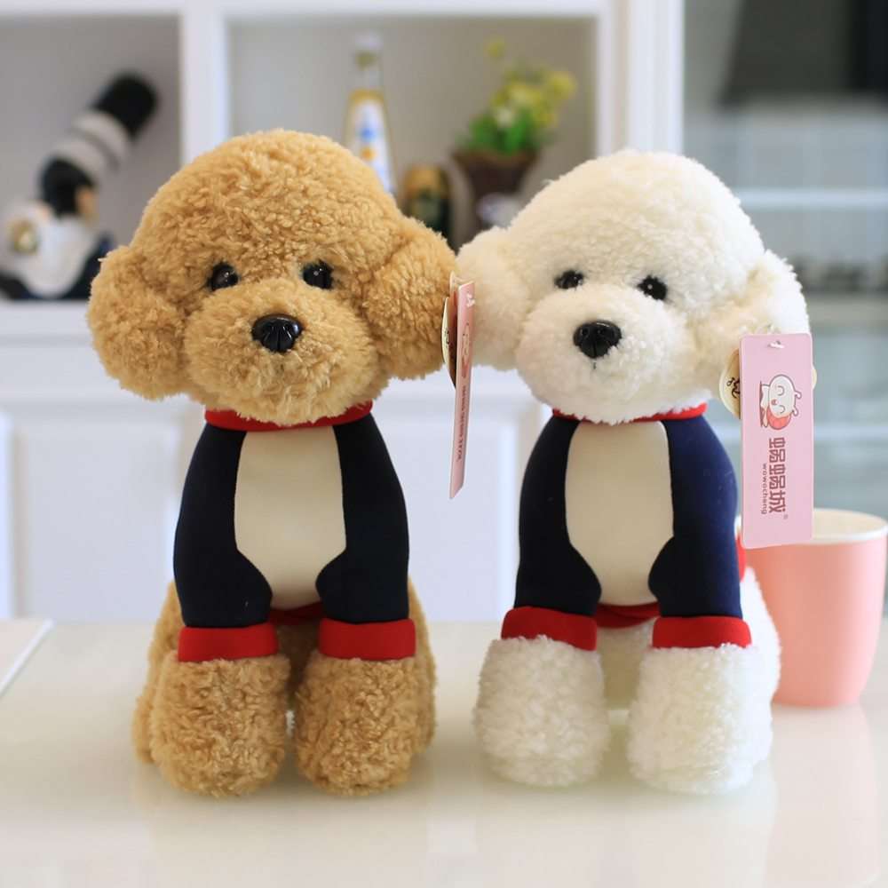 犬 ぬいぐるみ おめかしトイプードル ぬいぐるみ トイプードル