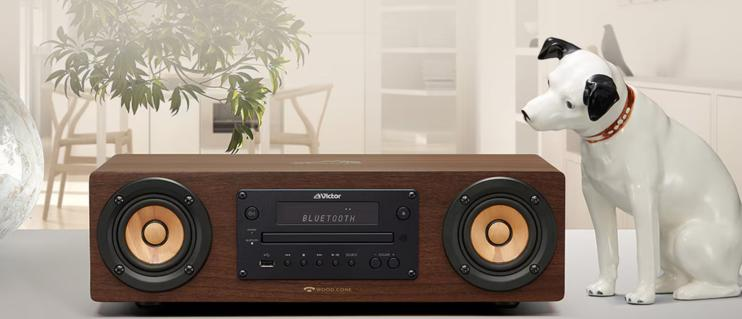 Victor ウッドコーン コンパクトコンポ EX-D6 高音質｜ ハイレゾ対応