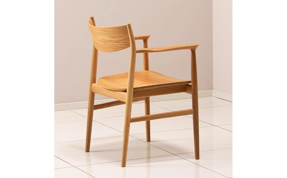 旭川家具 カンディハウス KAMUY アームチェアー（木座） 北海道ナラ