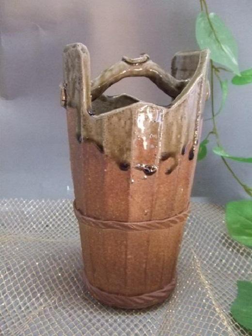 信楽焼】手桶花入れ 花入 花器 花瓶 nha-036 | JTBのふるさと納税