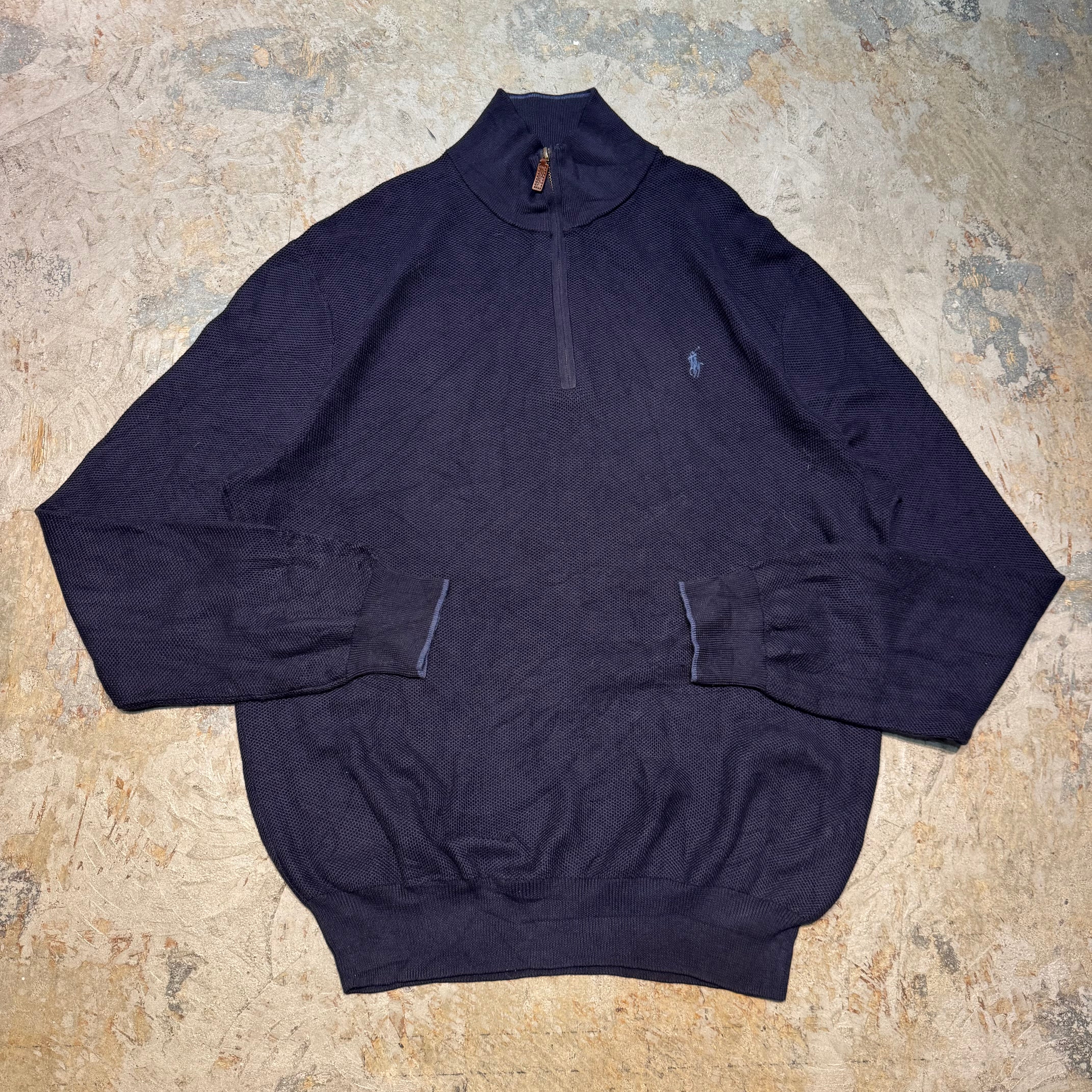 ハーフジップニット – MUJIN