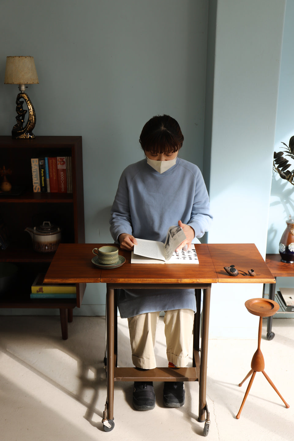 アメリカヴィンテージ タイプライター サイドテーブル