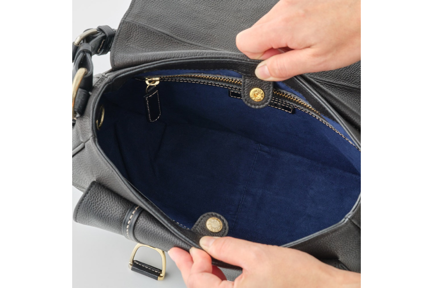 SOMES バッグ レディース イルザ IL-41 サドルショルダー（ブラック