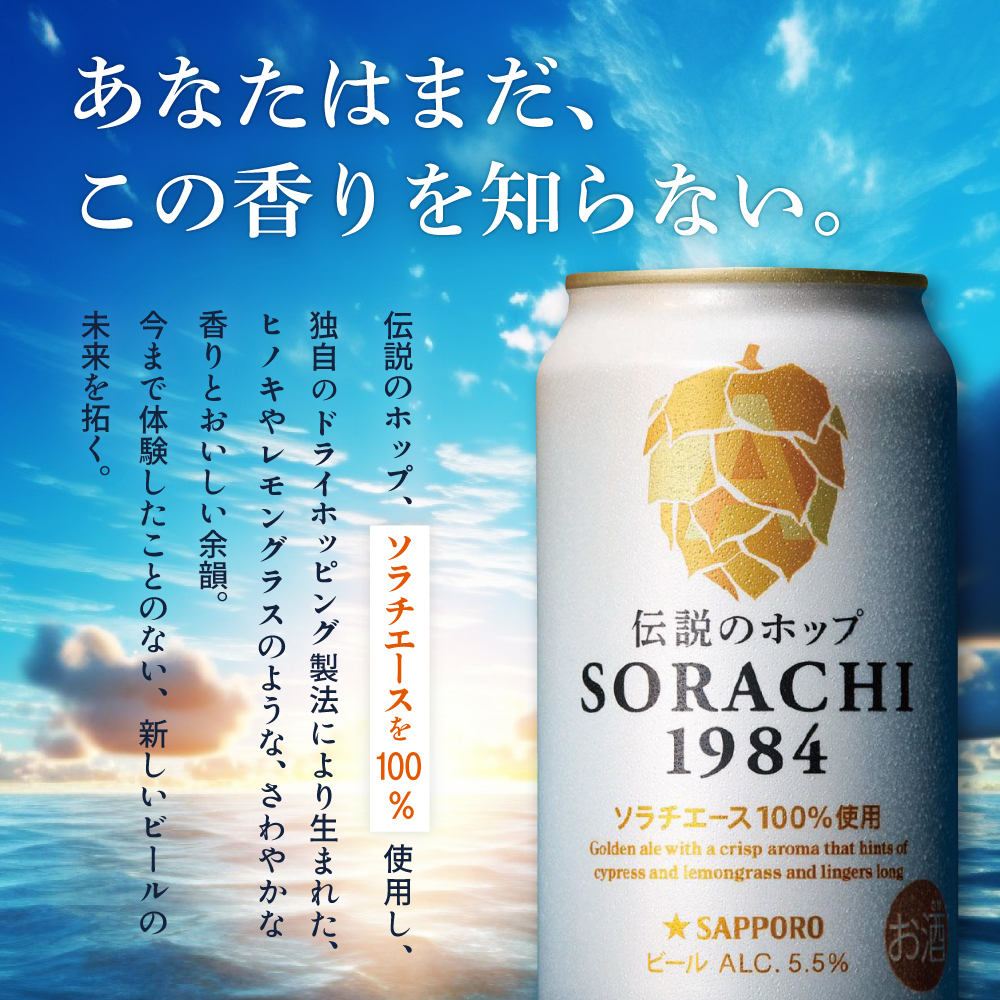 SORACHI 1984 1箱（350ml×12缶）株式会社 ヤマイチ 北海道 上富良野町