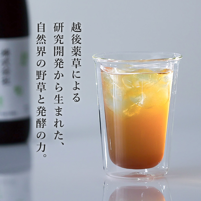 株式会社越後薬草の酵素 720ml 6本 越後薬草 植物発酵飲料 野草酵素