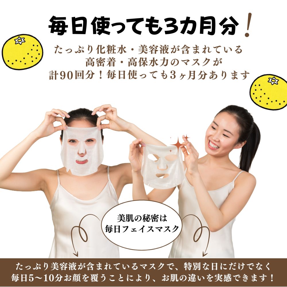 キメを整え潤いを与えて肌を整える【合計90回分】青みかん TEMOGEY