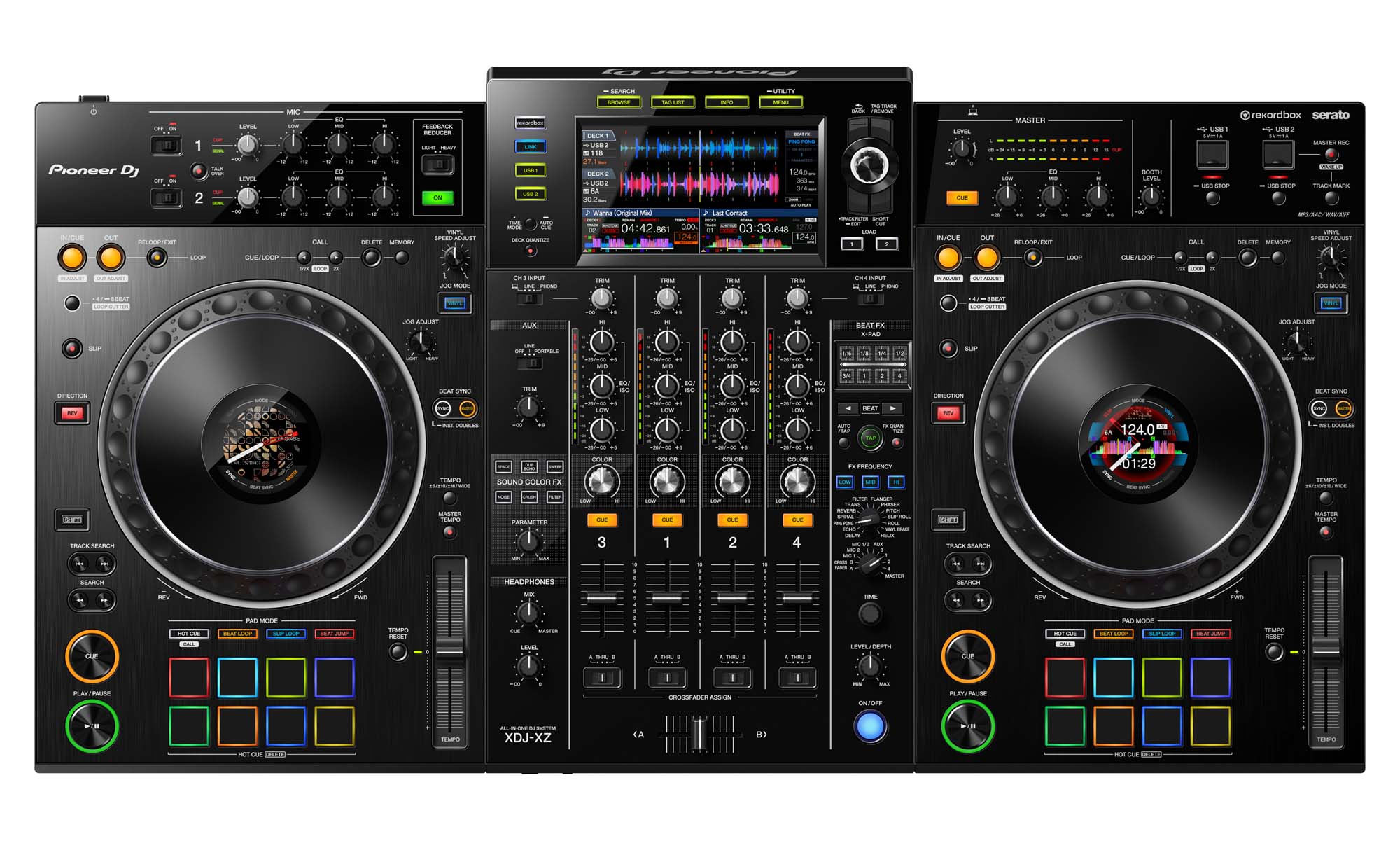 Pioneer DJが、オールインワンDJシステム「XDJ-XZ」を発売