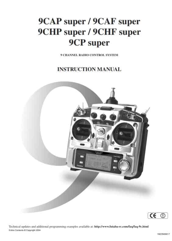 9C-Super Printed Manual – FutabaUSA