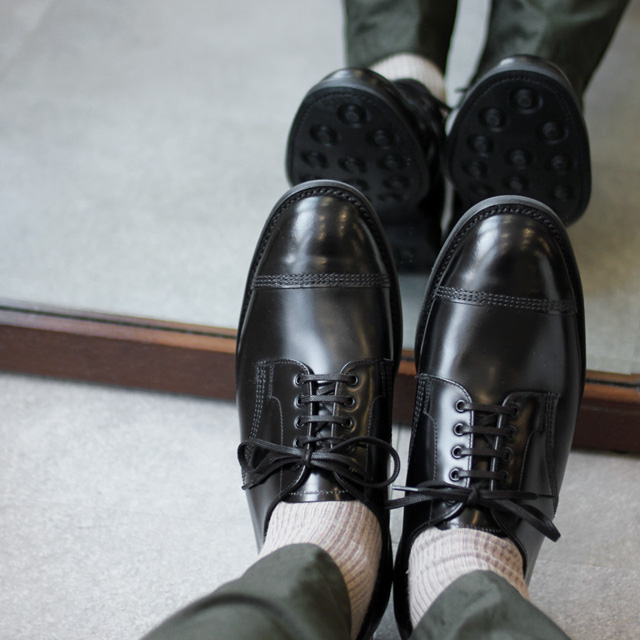 SANDERS / Military Derby Shoe - Fuzz 東京 新宿 通販