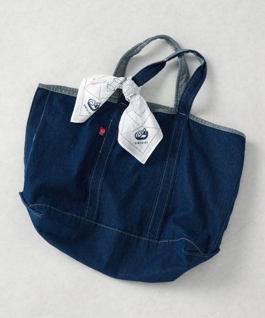 デニムトートバッグ（大）（52-80XK70-205）｜おにぎり（ONIGIRI