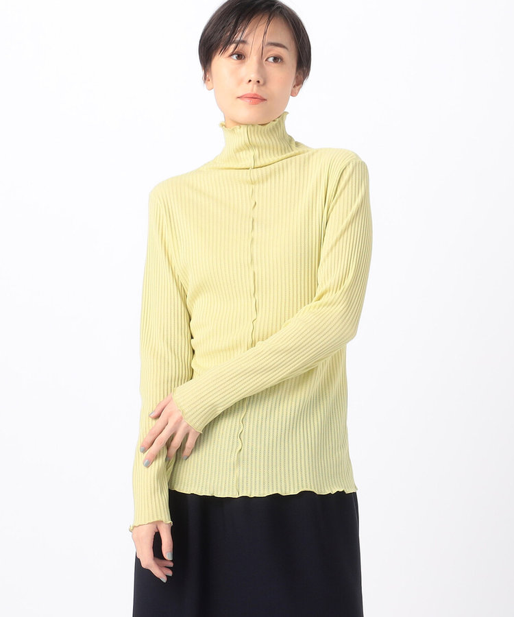 前後2WAY】シアーストライプジャージー シアーストライプカットソー