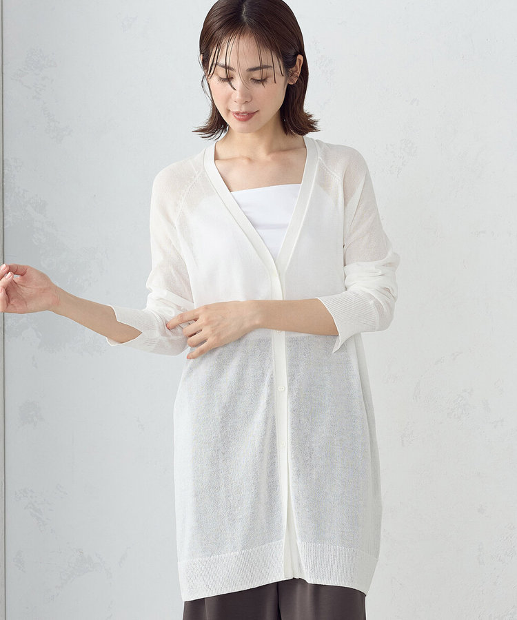 シアーロングカーディガン（12-57KG05-204）｜コムサイズム（COMME CA