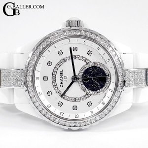 シャネル J12 ベルト ダイヤ コマ アフターダイヤ カスタム