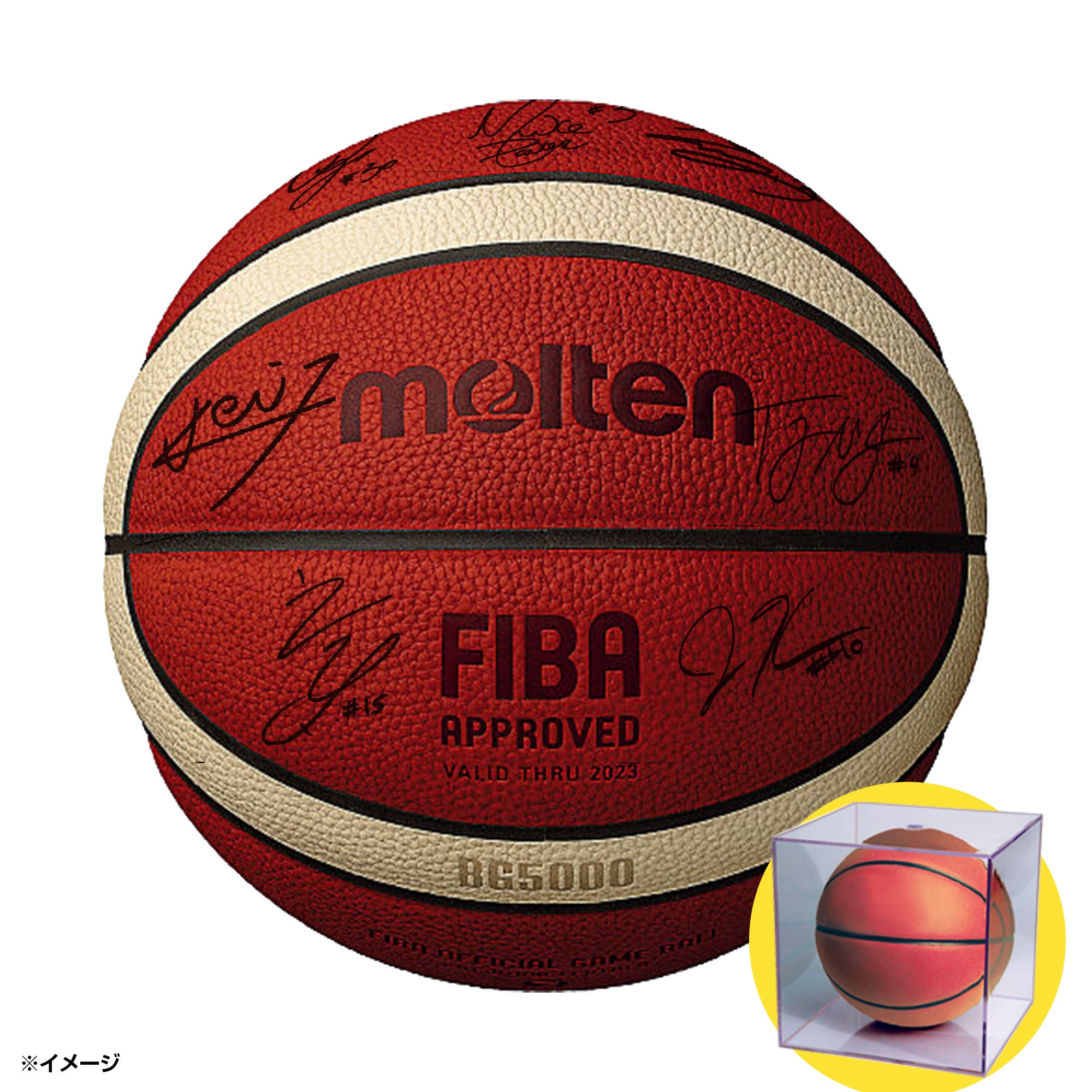 GUNMA CRANE THUNDERS サイン入りバスケットボール HC 限定 群馬