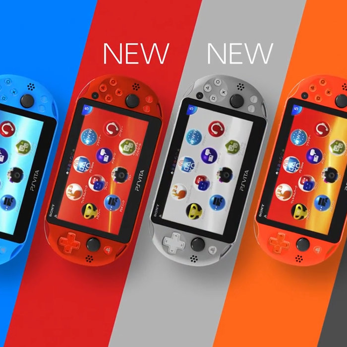 PSVITAに新色「シルバー」「メタリック・レッド」追加。新型、値下げ