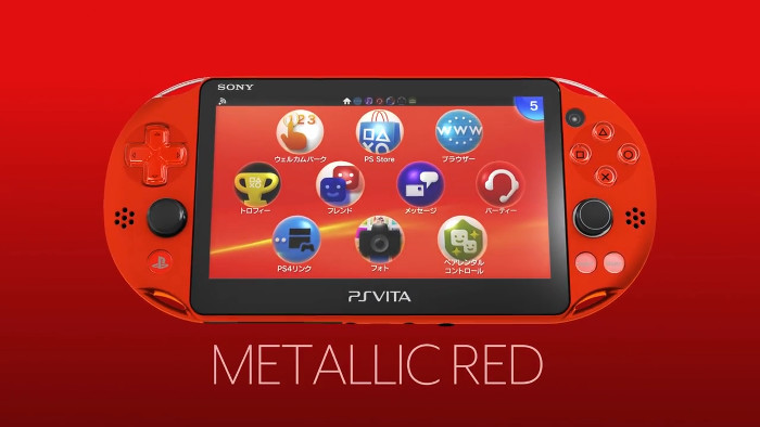 PSVITAに新色「シルバー」「メタリック・レッド」追加。新型、値下げ