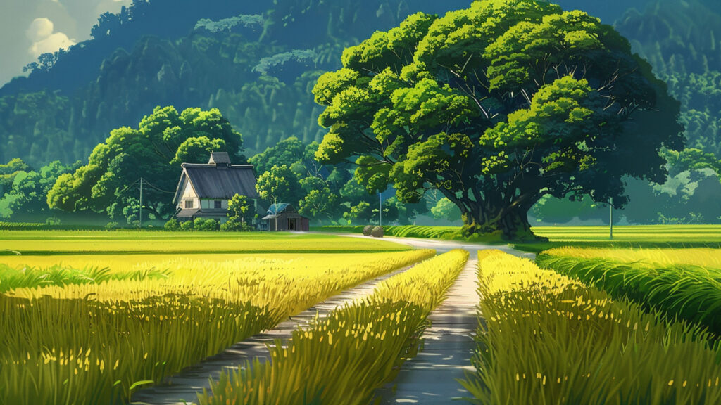 フリー素材】田舎の田園風景（5枚）