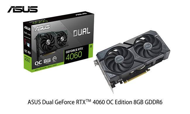 ASUS、RTX 4060グラボのDualシリーズを6月29日22時より販売を開始