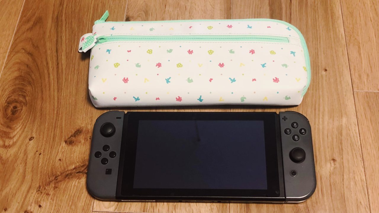 レビュー】Switch・Lite共用！シンプル可愛い♪ハンドポーチ【あつまれ