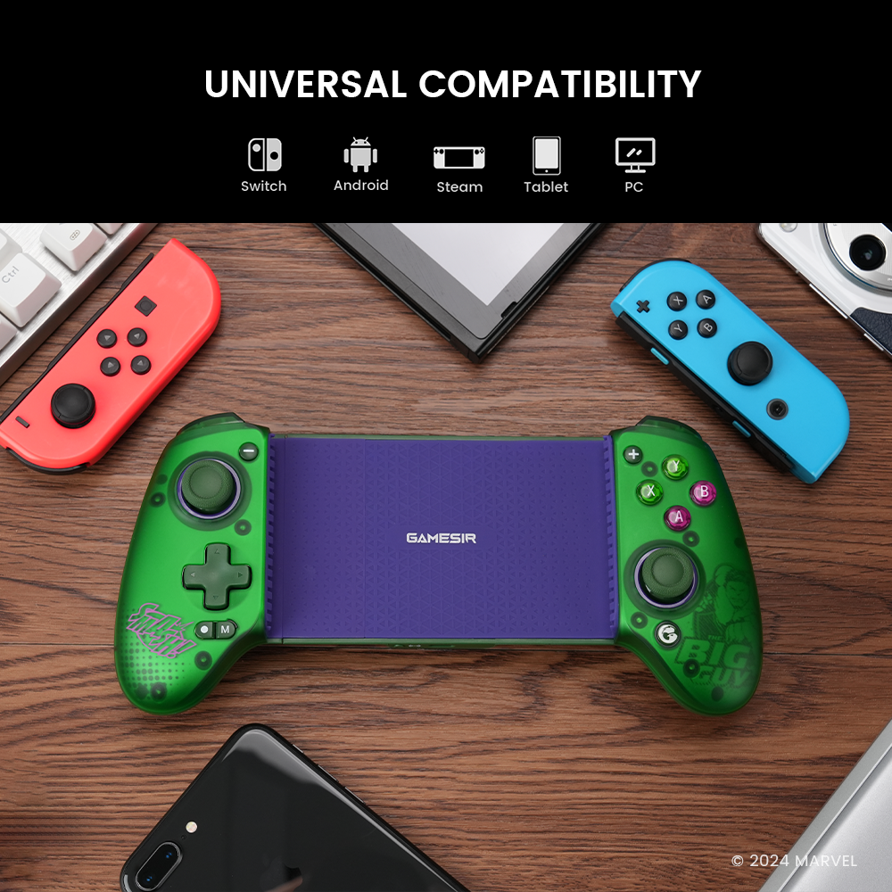 GameSir G8 Plus Hulk Edition Bluetooth Mobile Controller