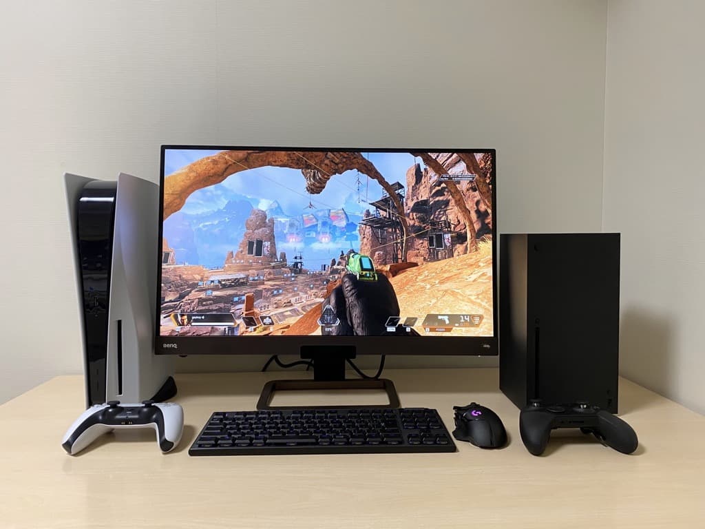BenQ EX2780Qレビュー！PC、Mac、PS5、Xbox対応 無敵の27インチ