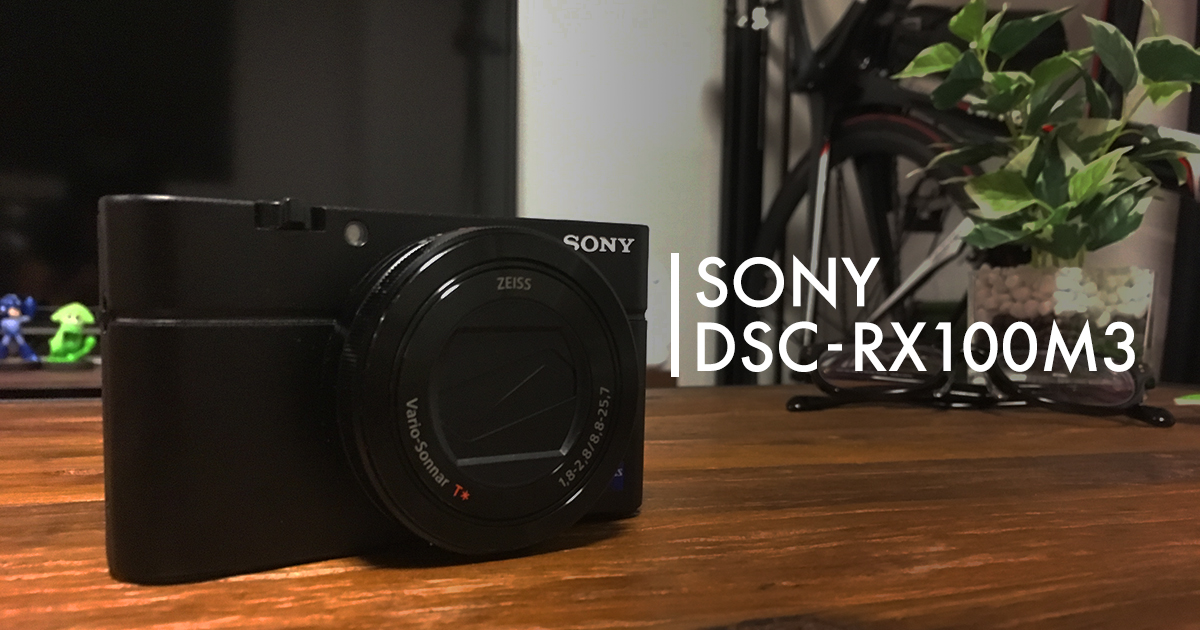 最強のハイエンドコンデジ「DSC-RX100M3」をレビュー！一眼レフカメラ