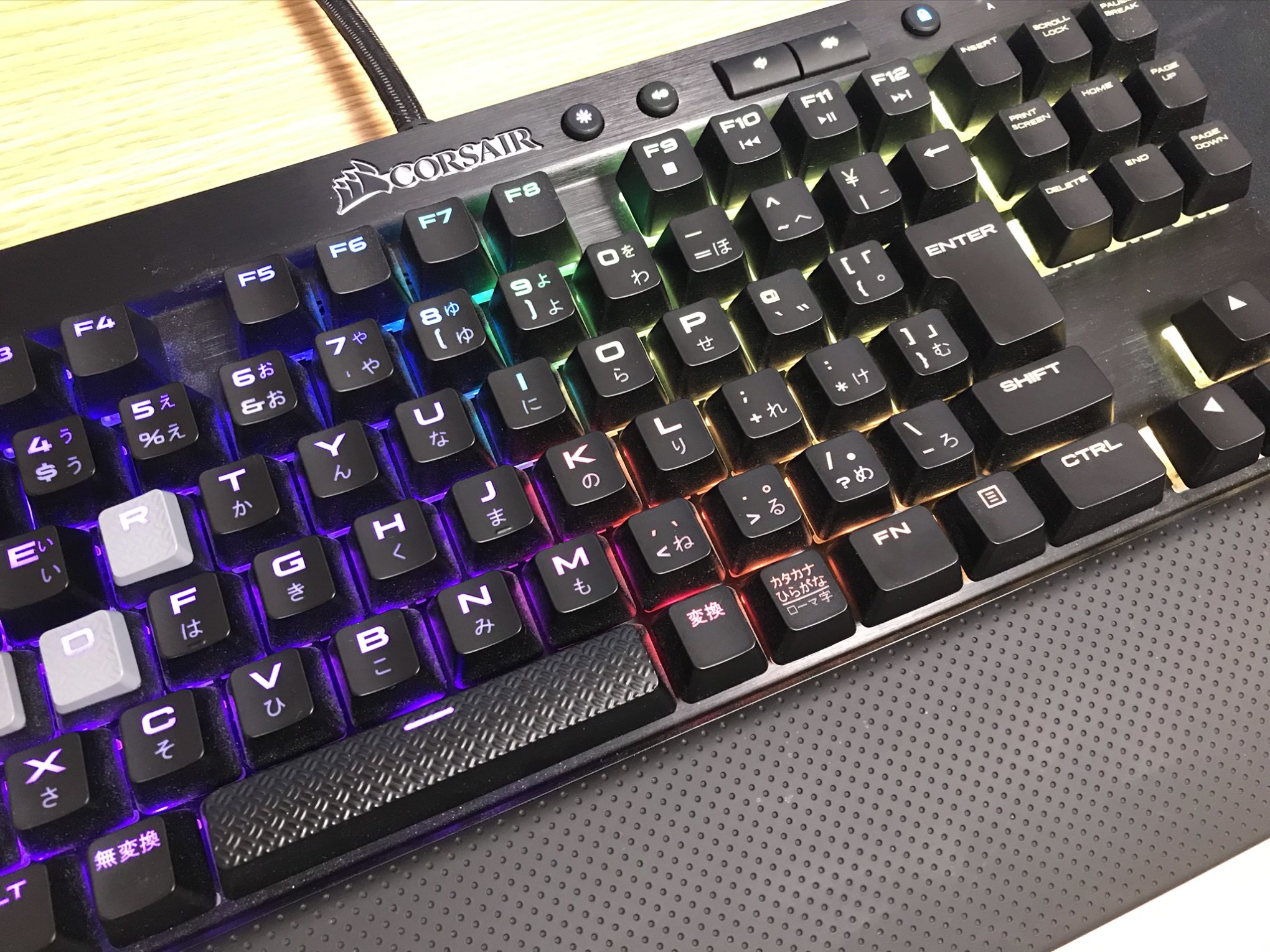 Corsair K65 RAPIDFIRE】超高速！！PCとPS4直挿しで使える銀軸の