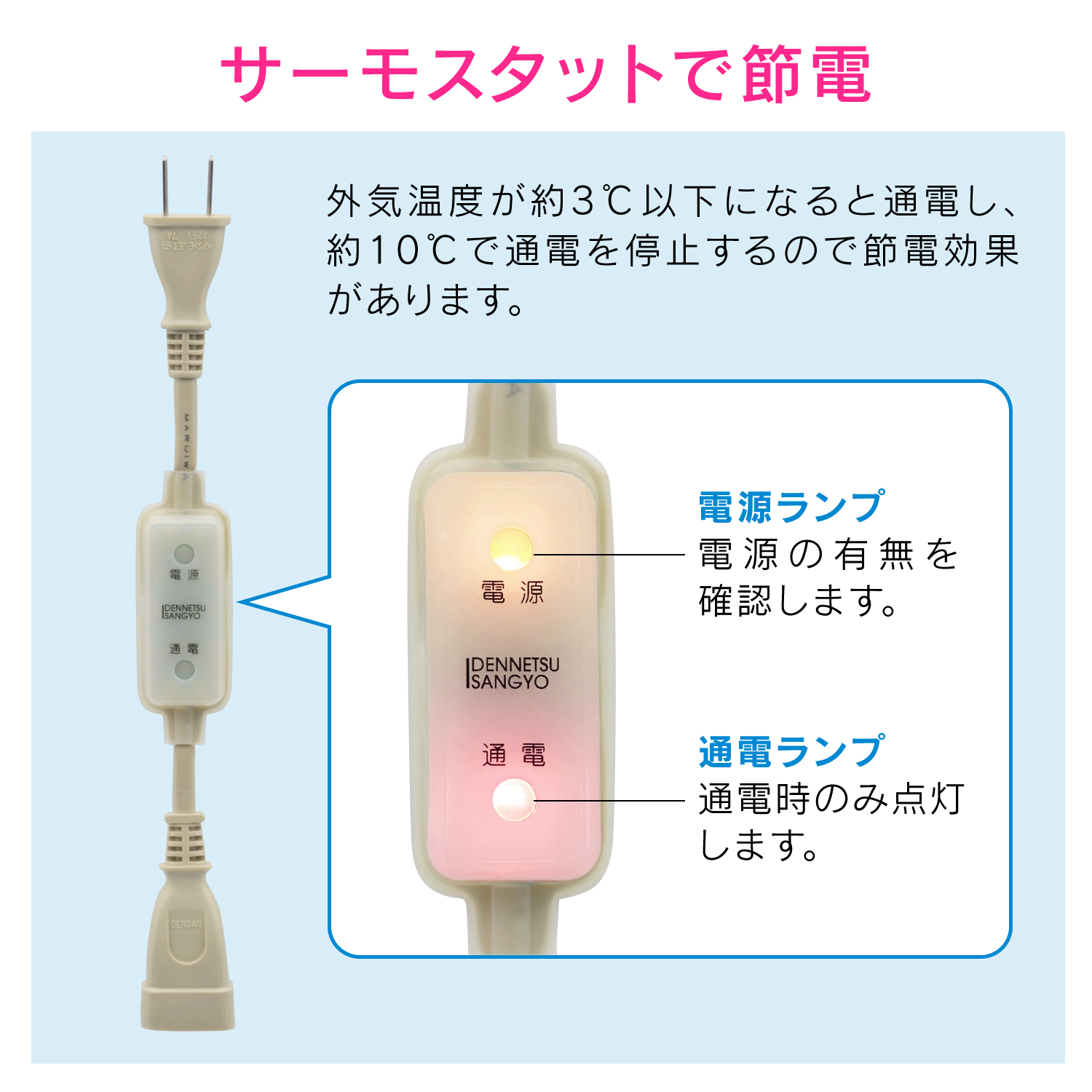 凍結防止ヒーター20m