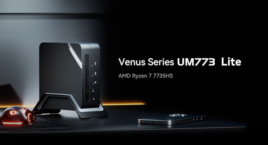出てくるの早くない？MINISFORUM 「UM773 Lite」はRyzen 7 7735HS搭載