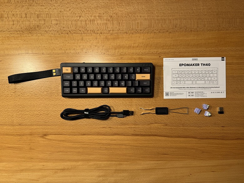 Epomaker TH40 レビュー】ウルトラコンパクト40%レイアウト！持ち運ん
