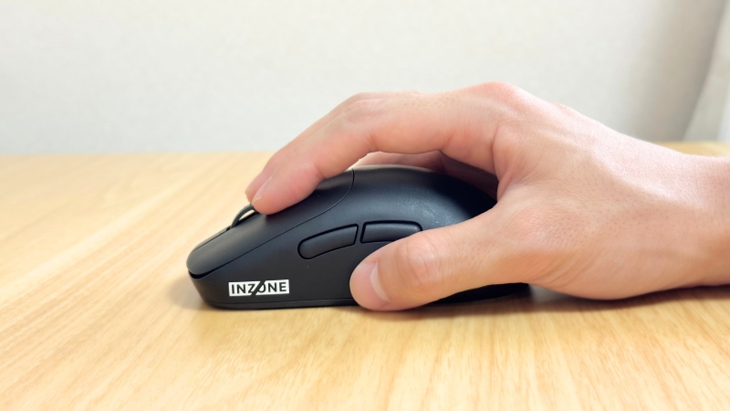 後部高めの万人受けマウス：INZONE Mouse-Aレビュー | ガジェキット