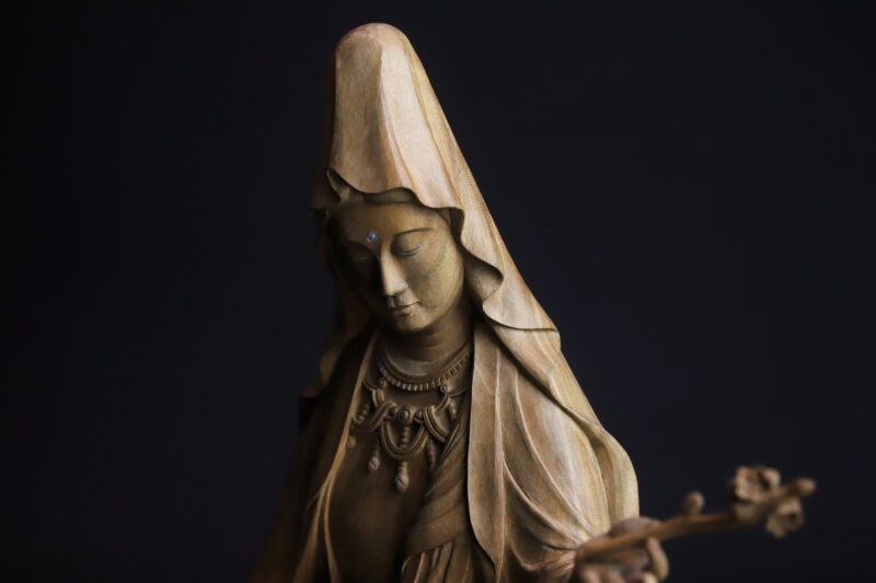 新作仏像 マリア観音像が完成しました〇 | 京都の仏師 宮本我休（GAKYU