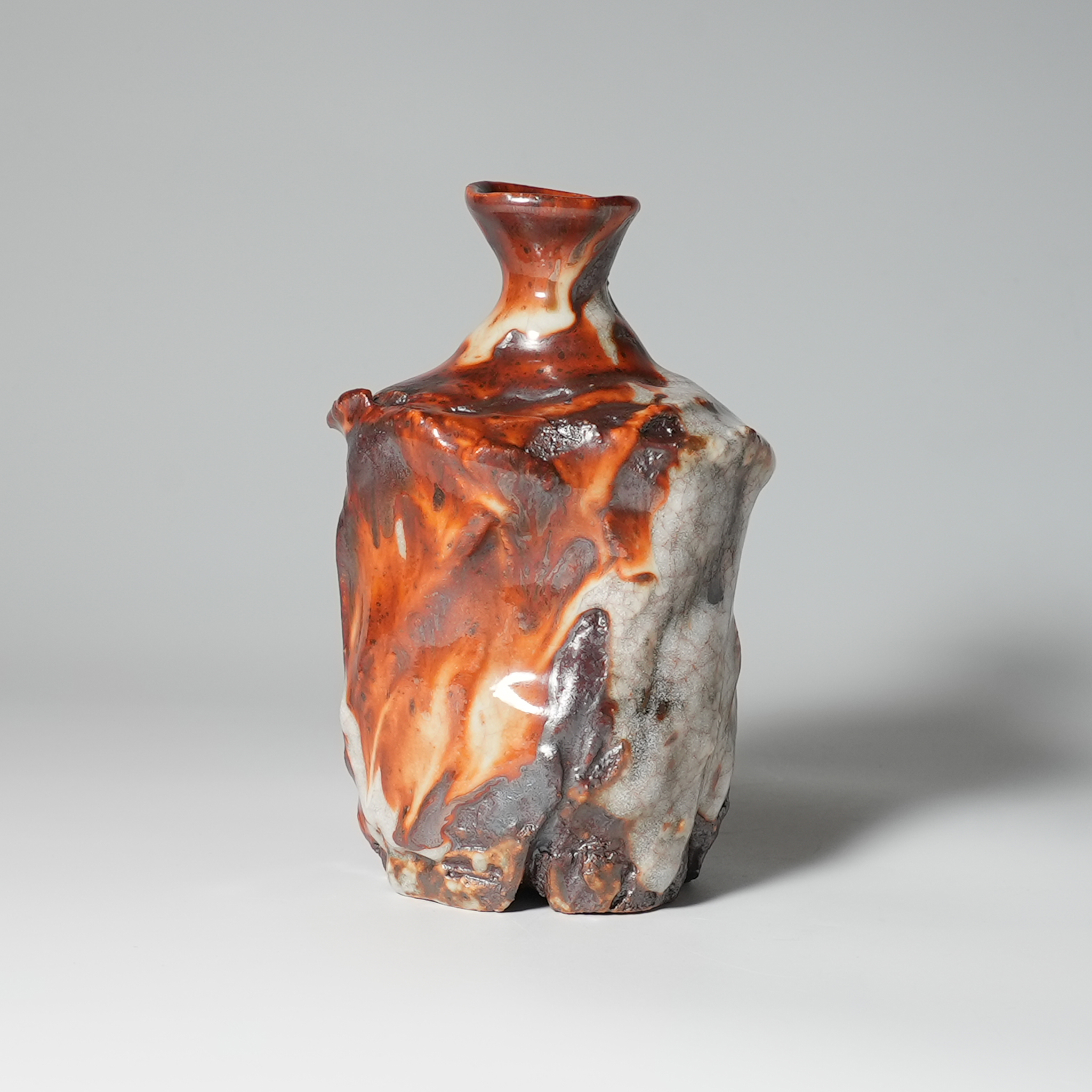 火焔志野徳利 山口真人 | ギャラリー千陶