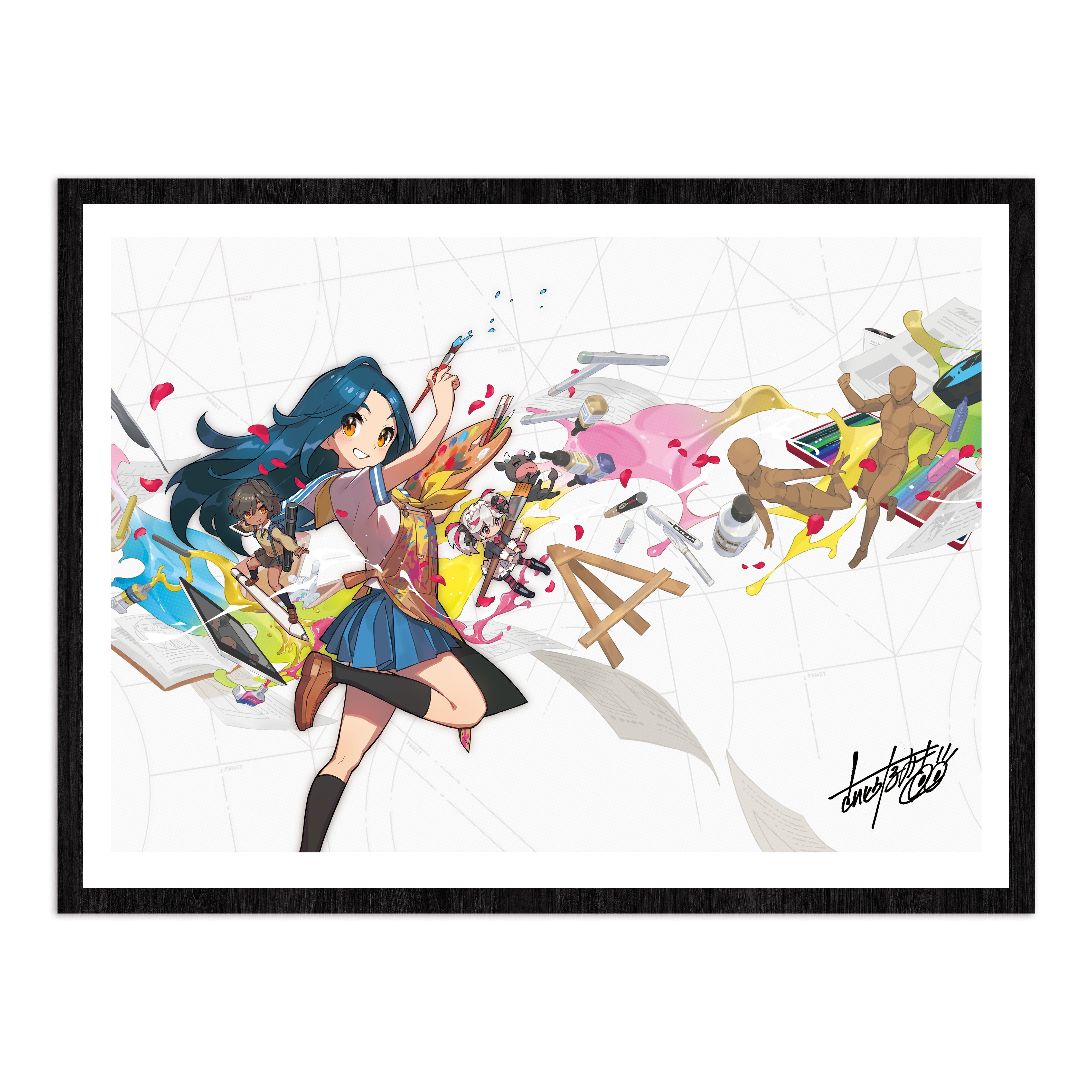 うまく描くの禁止 ツラくないイラスト上達法』表紙イラスト_Small Edition