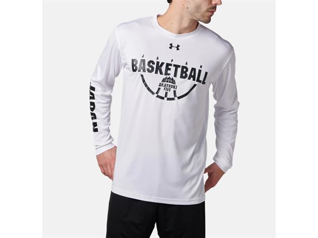 UNDER ARMOUR UAバスケットボール男子日本代表 ロングスリーブTシャツ