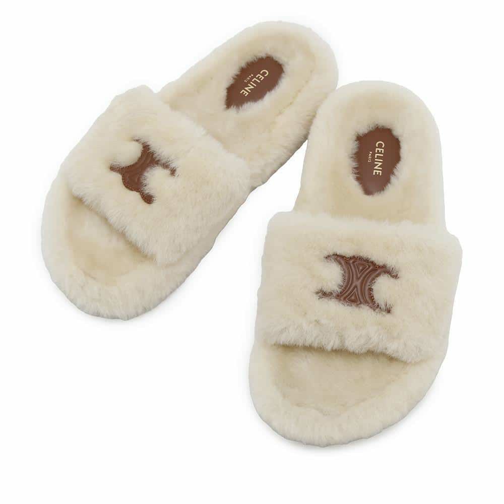 セリーヌ サンダル トリオンフ スライド ムートン レディースサイズ36