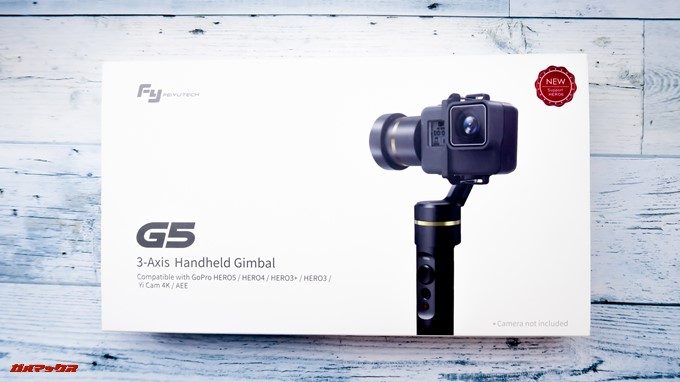 アクションカメラの手ブレが激減！「Feiyu Tech G5」ジンバルの